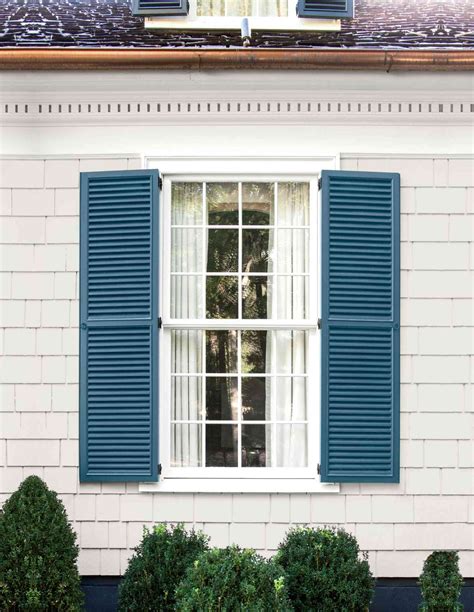 white house teal shutter colors